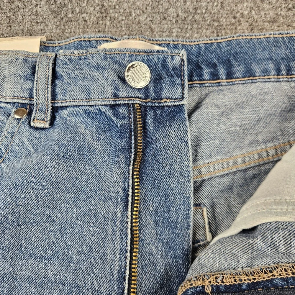 Jason Wu Jaime Barrel Ankle Jeans Super High Rise Light Wash Denim Size 2/27